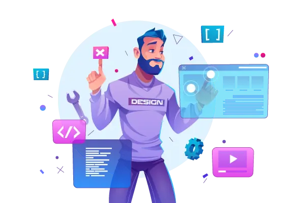 Web Development Illustration